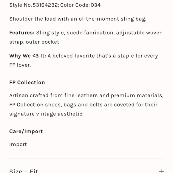 Free people Hudson sling bag in green - Picture 8 of 9